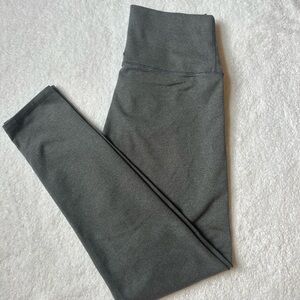 Aerie Gray High-Waisted Leggings Size Small Full Length